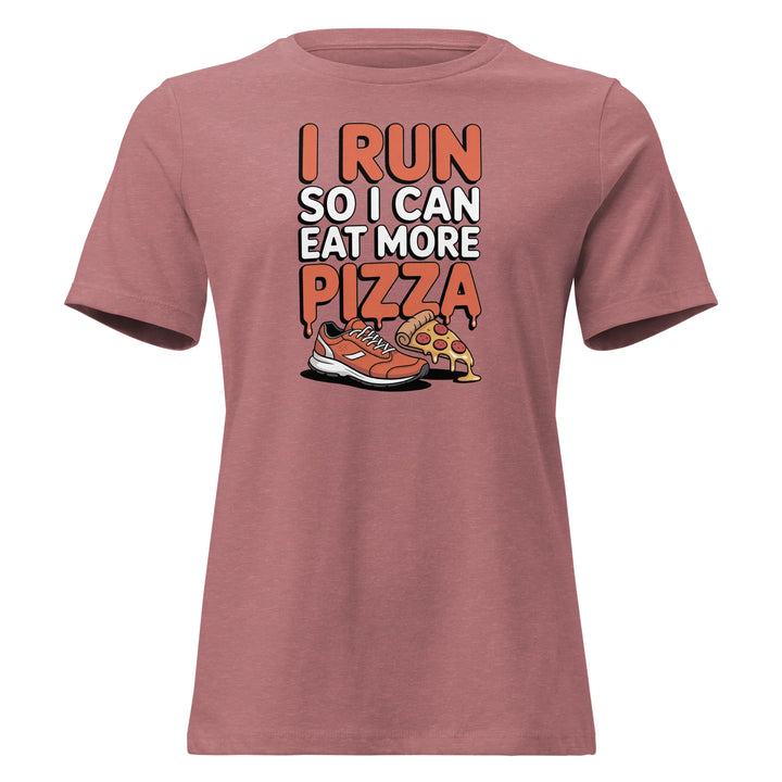 Funny Run Eat Pizza Women's Tee - Briadanna