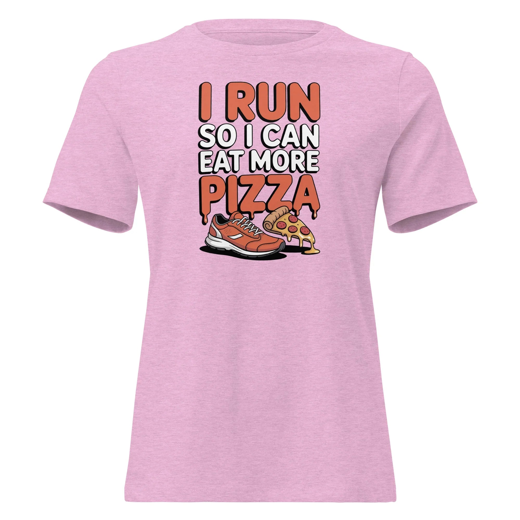 Funny Run Eat Pizza Women's Tee - Briadanna