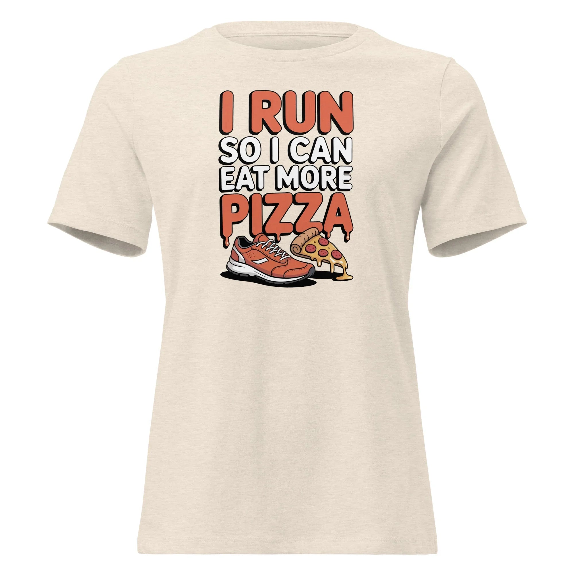 Funny Run Eat Pizza Women's Tee - Briadanna
