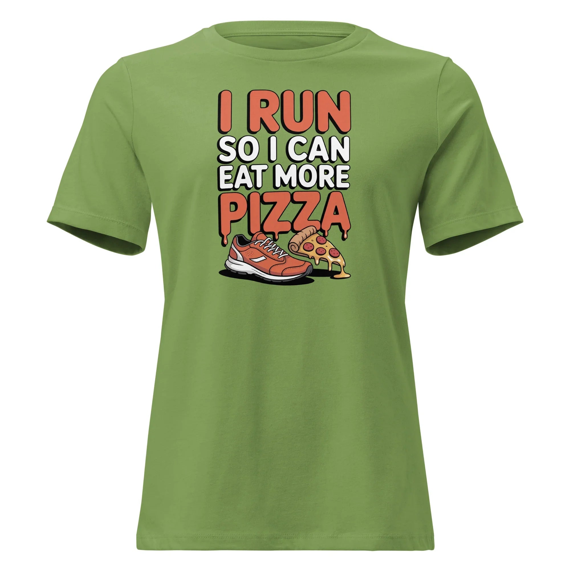 Funny Run Eat Pizza Women's Tee - Briadanna