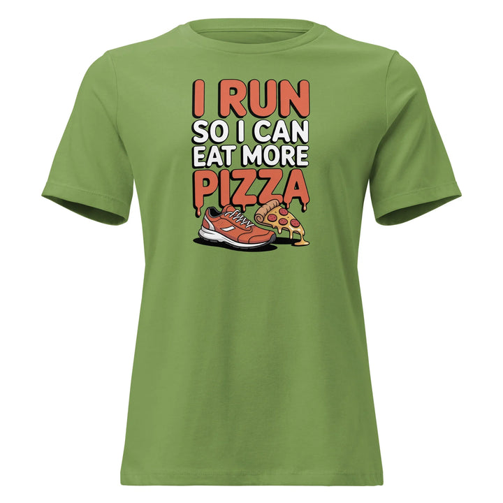 Funny Run Eat Pizza Women's Tee - Briadanna
