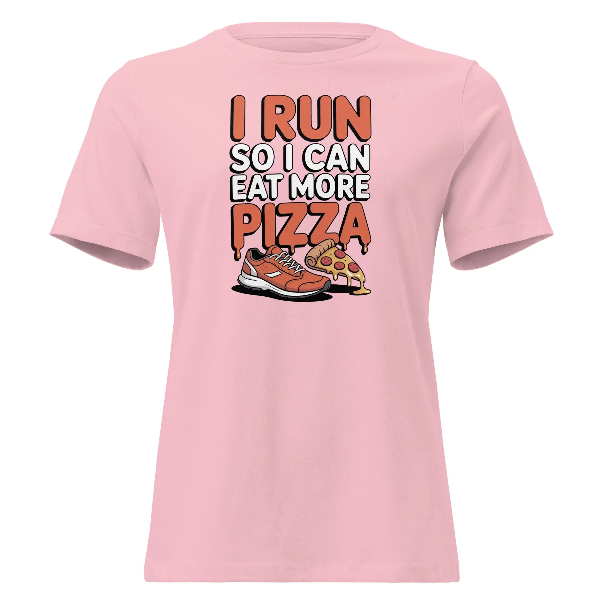 Funny Run Eat Pizza Women's Tee - Briadanna