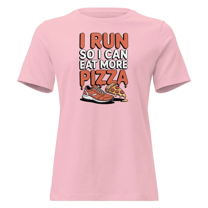 Funny Run Eat Pizza Women's Tee - Briadanna