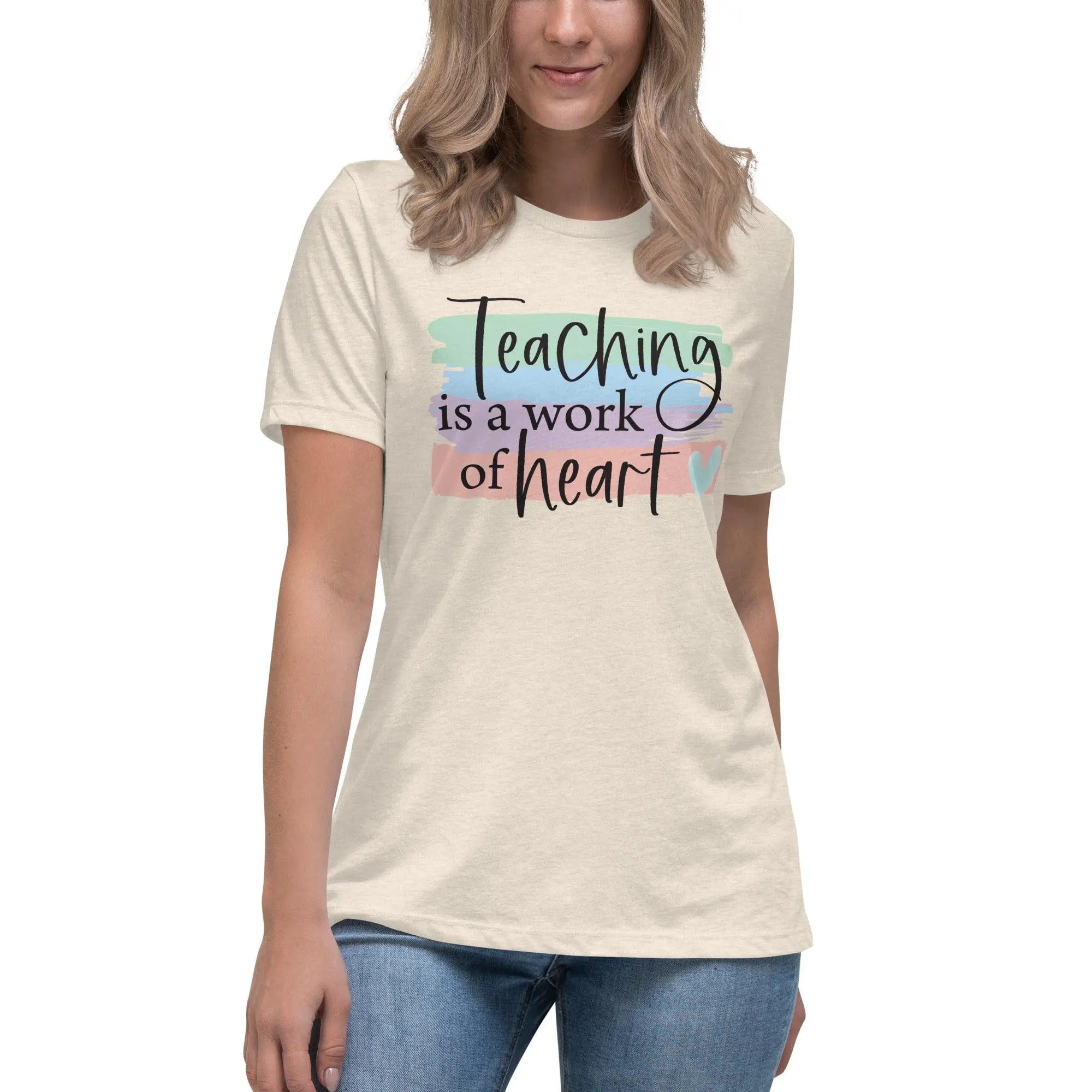 Work Of Heart Relaxed Tee - Briadanna