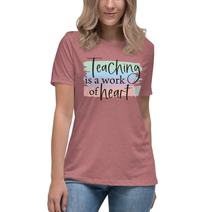 Work Of Heart Relaxed Tee - Briadanna