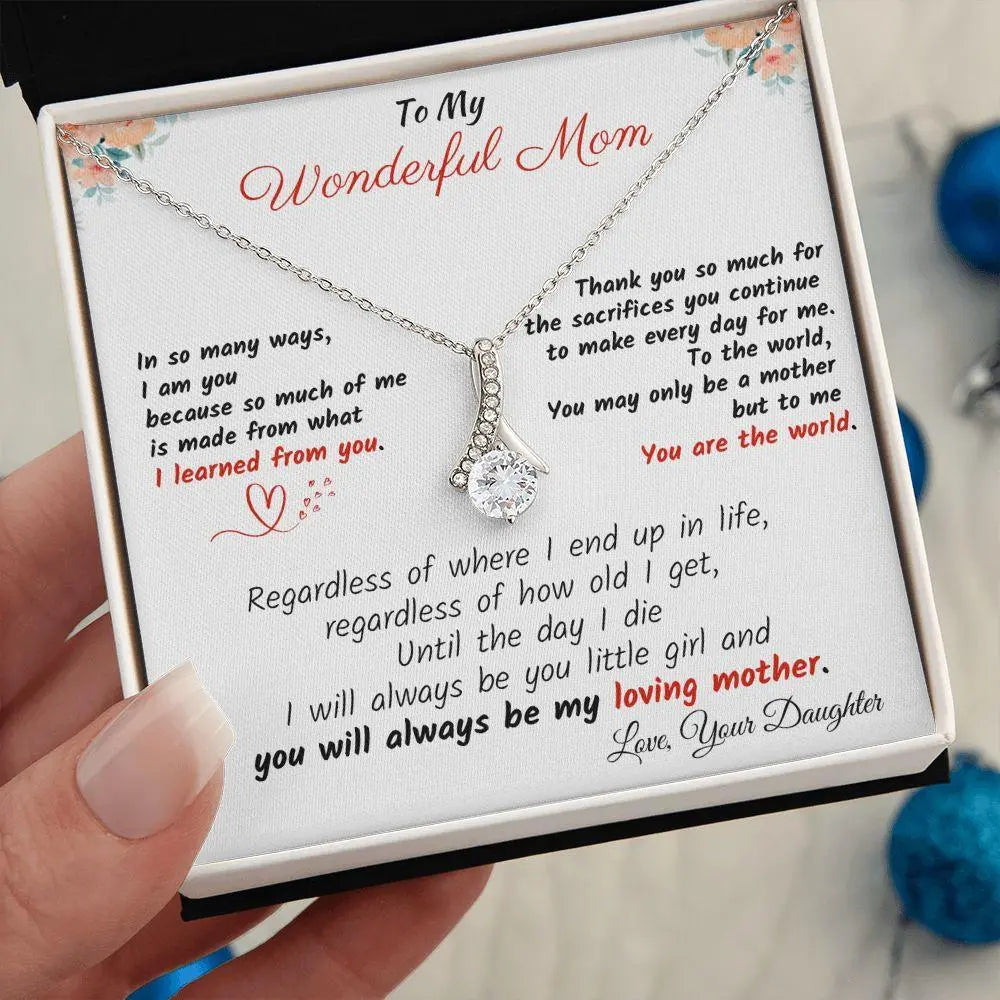 My Wonderful Mom Alluring Necklace - Briadanna